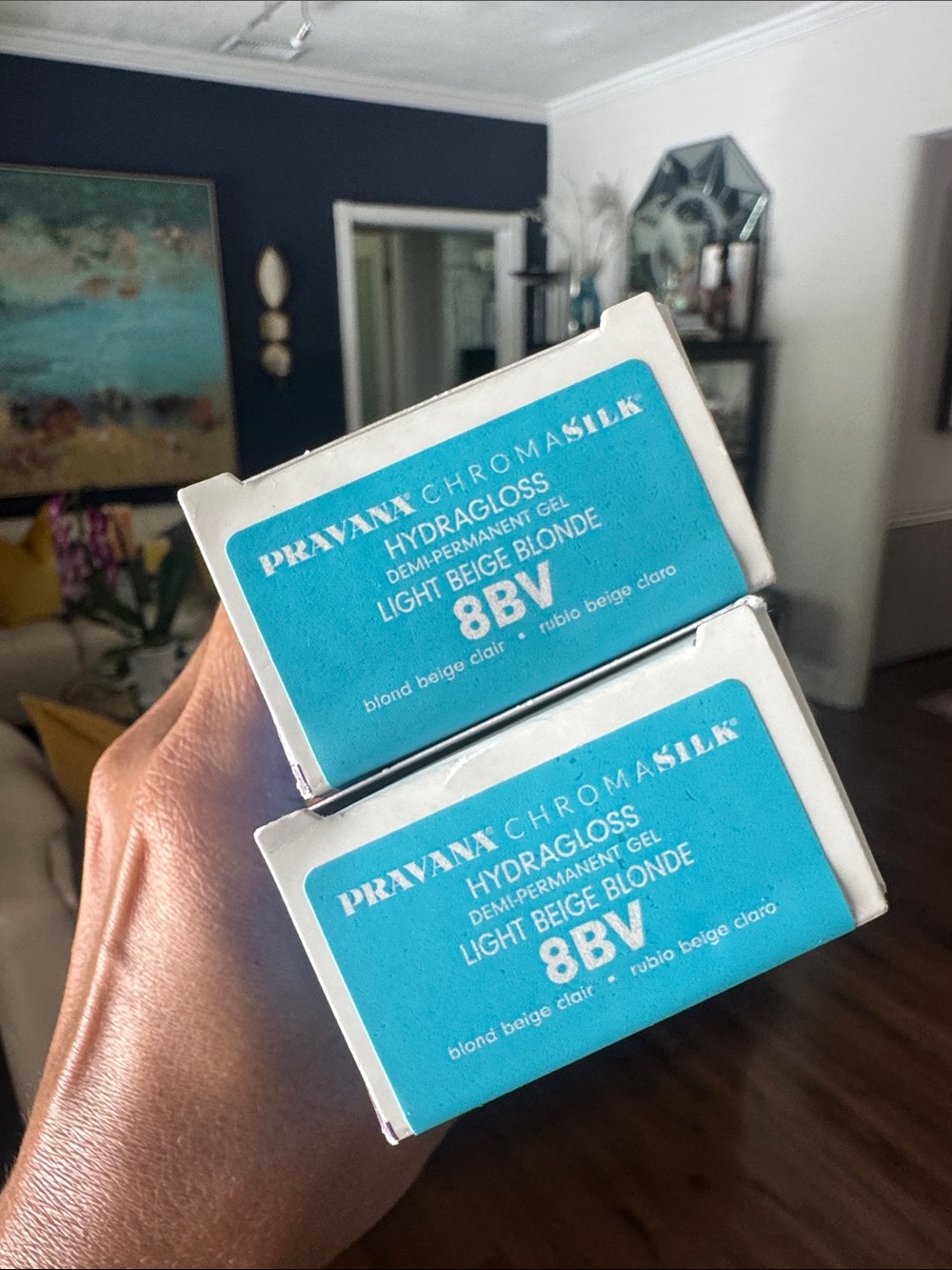 Pravana Hydragloss 8BV Light Beige Blonde Demi-Permanent Gel - NEW